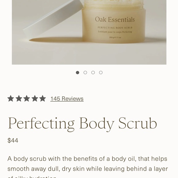 Oak Essentials brand Perfecting Body Scrub - Picture 3 of 3